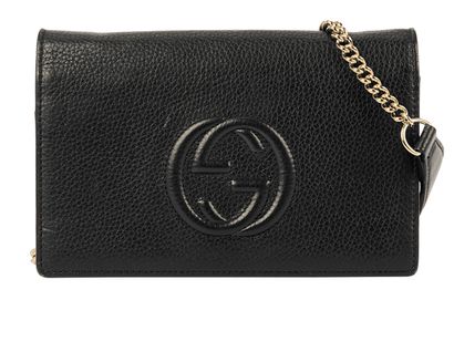 Soho WOC, &pound;550, Handbags, Black, Leather, Front view